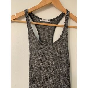 Gray body con midi dress